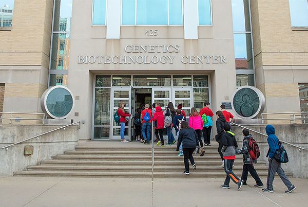 Genetics Biotechnology Center building exterior