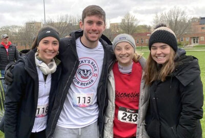 DPT students smiling at the Race for Rehab