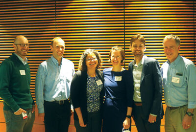 Group of MSTP alumni smiling