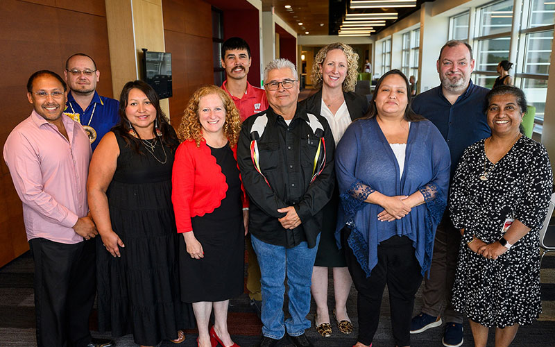 Left to right: Jon Audhya, Robert J. Smith, Jr., Carla Vigue, Jennifer Mnookin, Leelyn VanZile, Robert VanZile Jr., Amy Kind, Rachel DeCorah Toyebo, Kurt Zimmerman, and Jomol Mathew