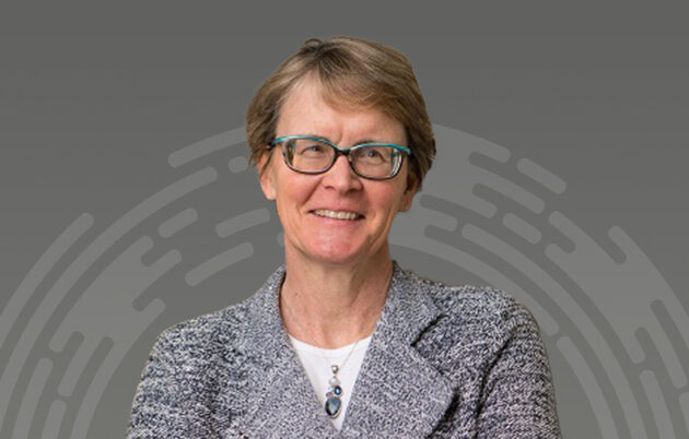 A smiling Ellen Hartenbach