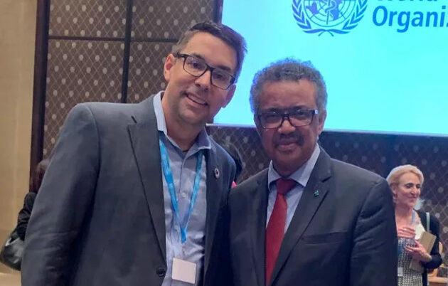 Dr. Tupesis and Tedros Adhanom Ghebreyesus