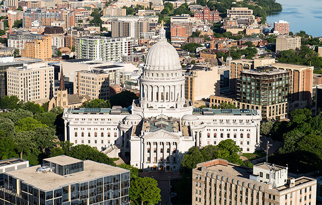 Madison's state capitol building