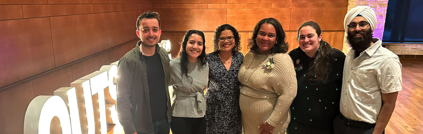 Group of MSTP students with director, Elizabeth Felton