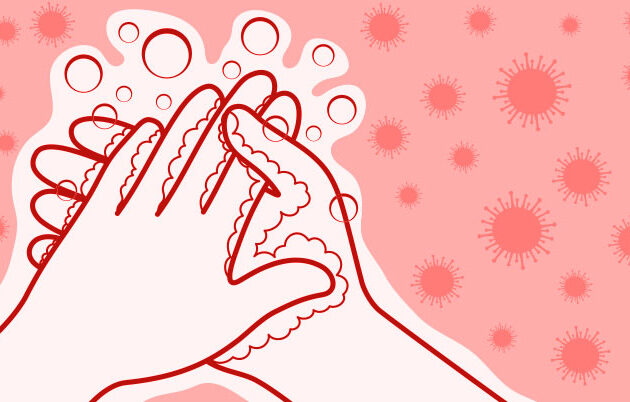 Washing hands