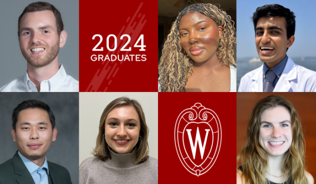 Group of 2024 graduate headshots