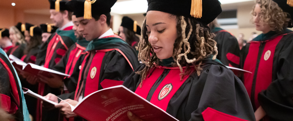 2024 MD graduates read from their program