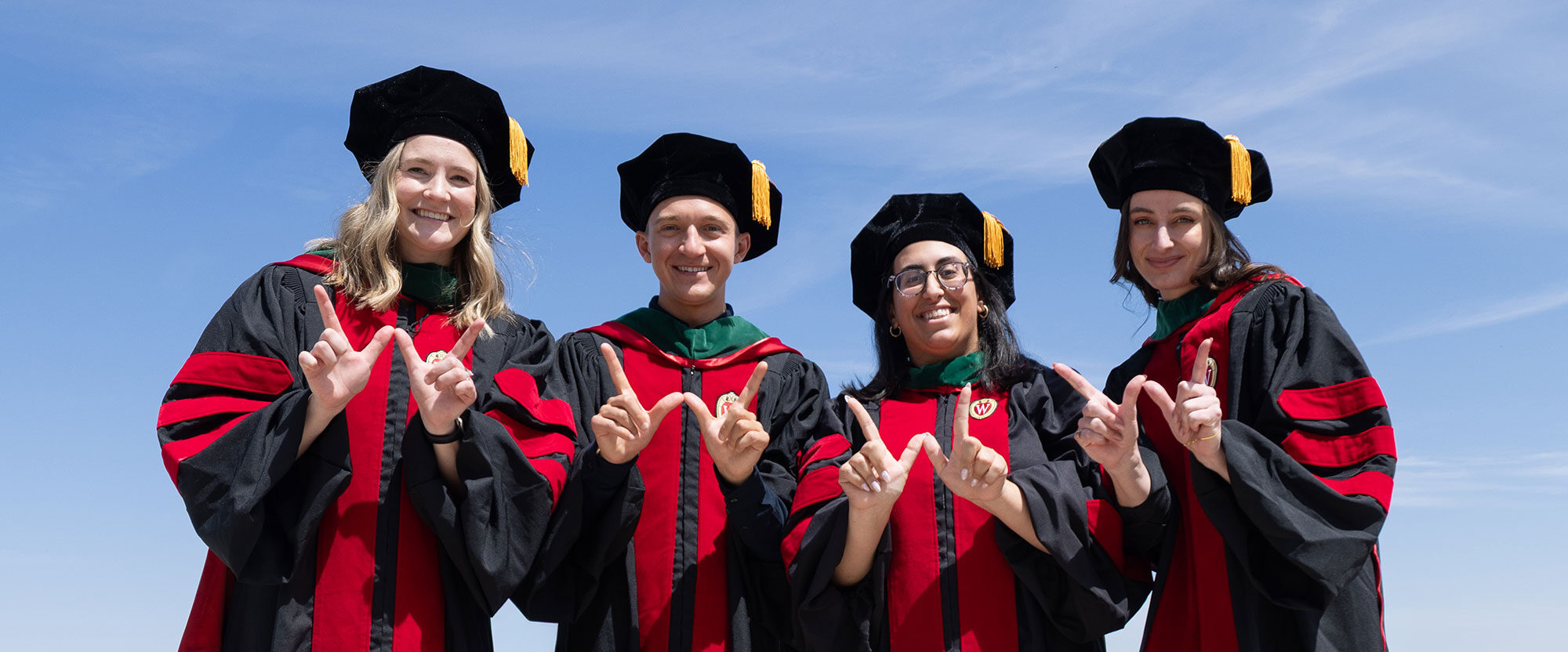 2026 MD graduates at the UW Memorial Union Terrace