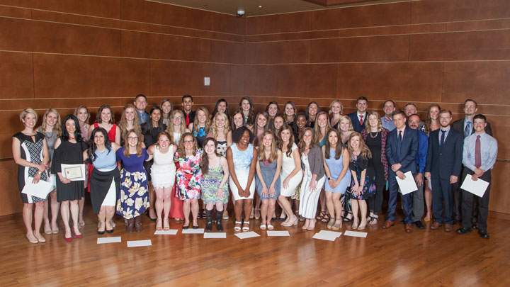Group photo of physician assistant students